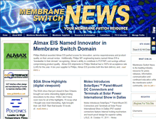 Tablet Screenshot of membraneswitchnews.com